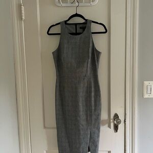 Banana Republic Gray Sleeveless Dress